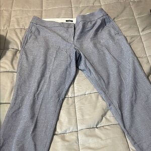 LOFT Gray Straight Leg Pants